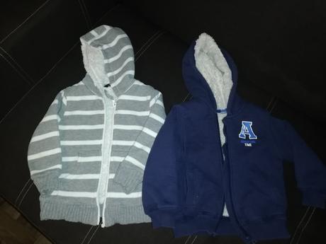 Zateplené mikiny, 104–116