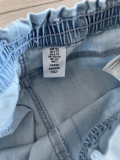 Denimové nohavice, h&m,122