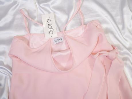 Kvalitné ružové šaty together, 38