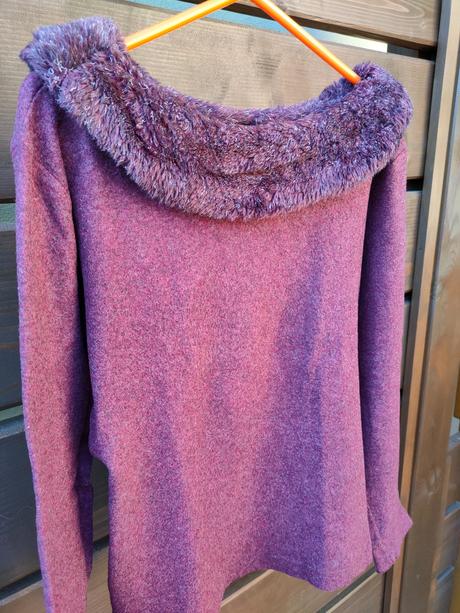 Pulóver s kožušinkou, m