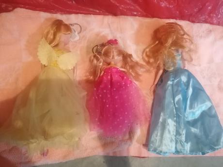 Babiky barbie zlta, ruzova, modra,