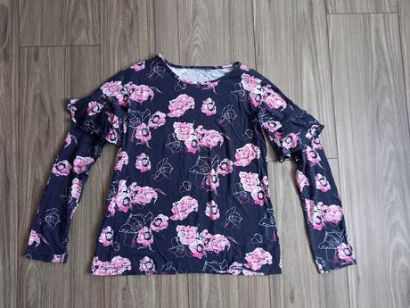 Tričko s volánikmi, lupilu,164