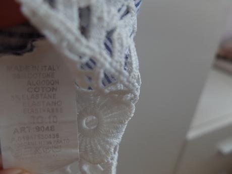 Šaty s čipkou taliannske 128, 128