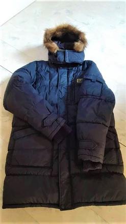 Teplá dlhá vetrovka / kabát, xl