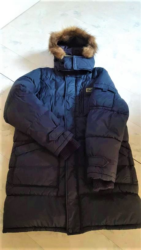 Teplá dlhá vetrovka / kabát, xl