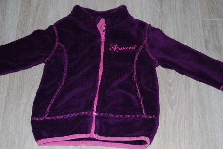 Fialová tepla mikina 86 / 92, lupilu,86