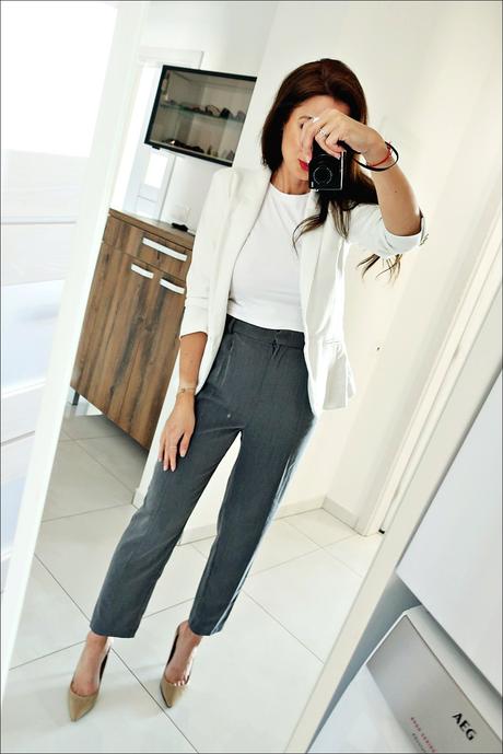 Šedé nohavice amisu, amisu,xs