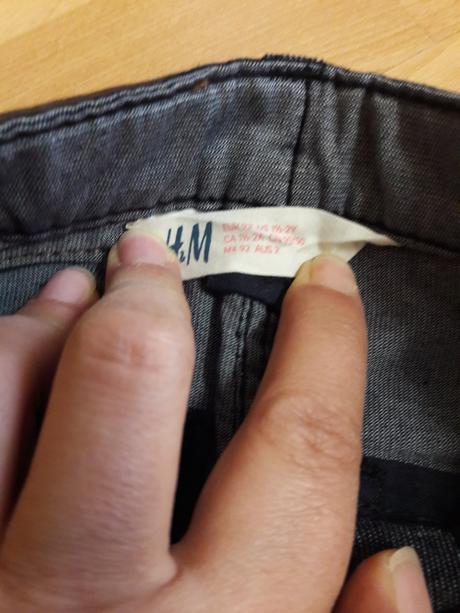 Menžestrové nohavice, h&m,92
