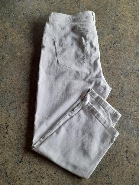 Biele  nohavice laura toreli, 46