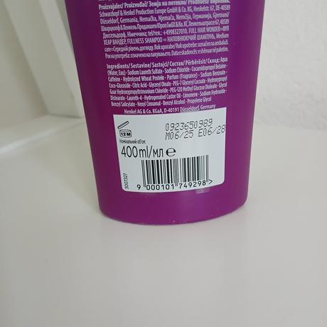 Gliss full hair wonder shampoo 400ml, 