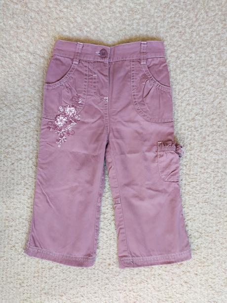 Zateplené nohavice veľ. 80/86, mothercare,80