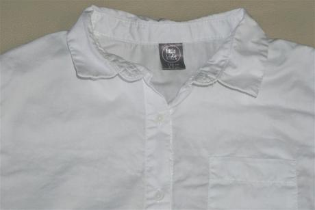 122 biela bluzka, 7 r., 122