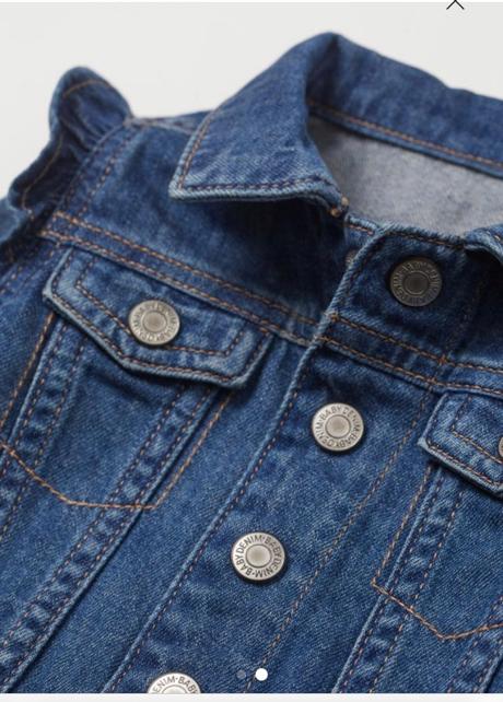 Riflová bunda, h&m,92