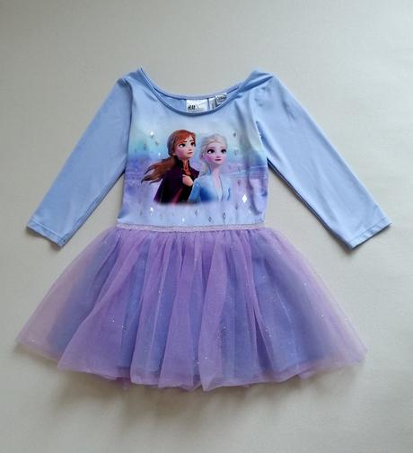 Elsa, anna - body šaty s tutu sukňou veľ.116,