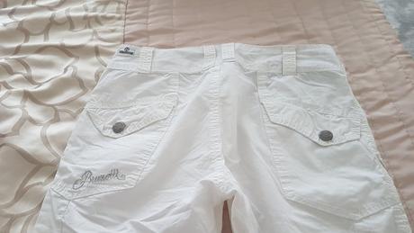 Biele 3/4 nohavice, burton,m
