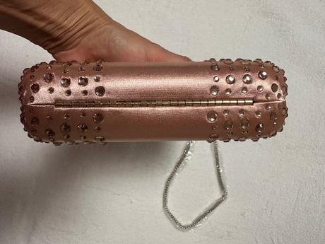 Malá spoločenská kabelka rose gold liu jo originál, liu jo