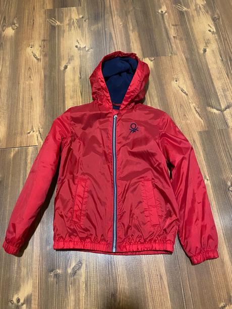 Prechodná nepremokavá bunda, benetton,140