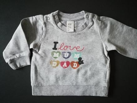 Mikinka pre bábätko, h&m,62