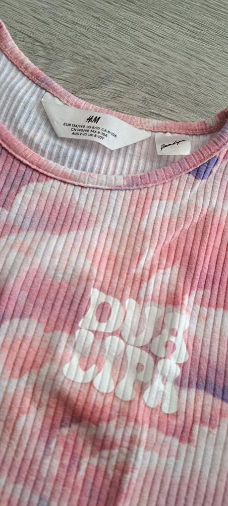 Tričko dua lipa, h&m,134