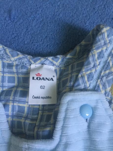 Zateplené dupačky, loana,62