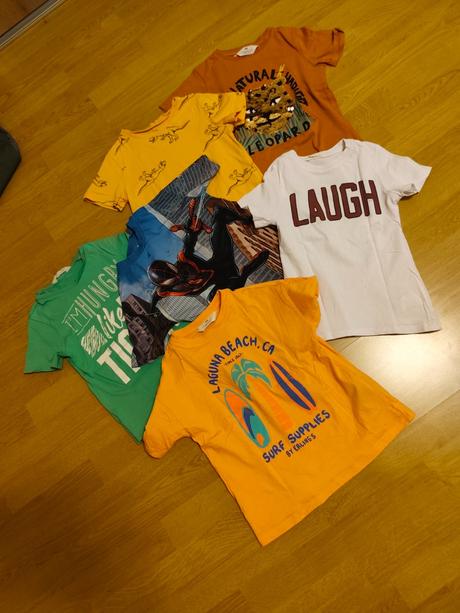 Tričká 110/116, h&m,110