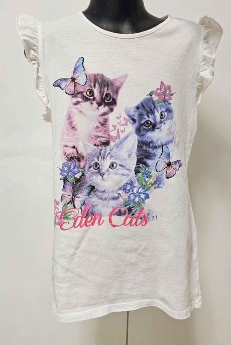 Tričko s mačičkami, terranova,152