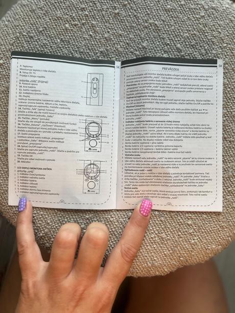 Monitor zvukov dieťaťa - tzv. vysielačka, 