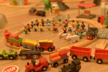 Vláčiková dráha s doplnkami, 