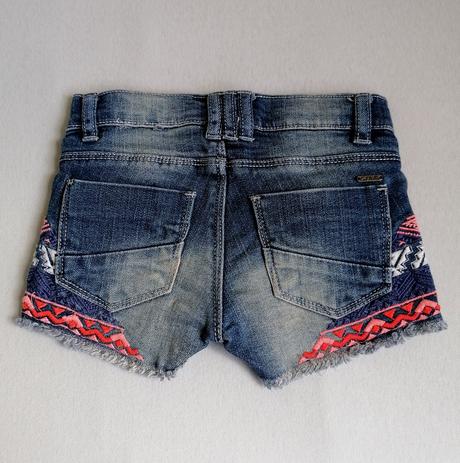 Vyšívané riflové šortky cool club veľ. 104, coolclub,104