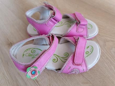 Sandále letné, cupcake,26