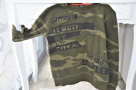 Maskáčová mikina-134/140, 134