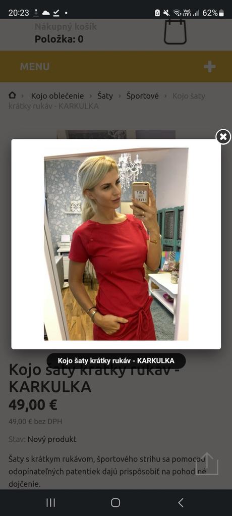 Lwd šaty na dojčenie l, 