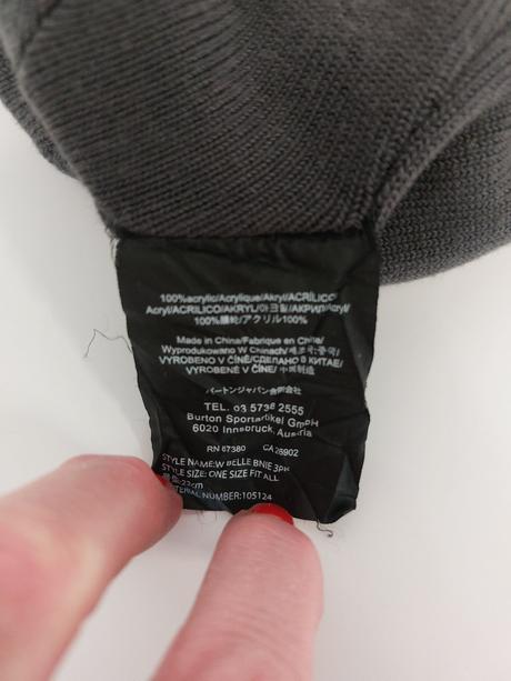 Zimna obojstranna ciapka burton, burton,104