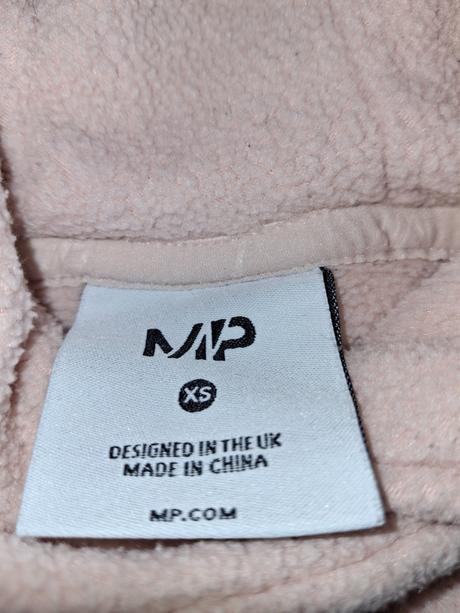 Dievčenská ružová mikina s kapucňou., xs