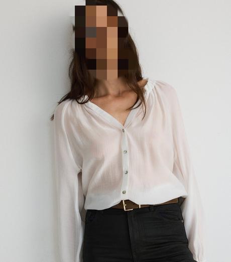 Biela bluzka, reserved,m