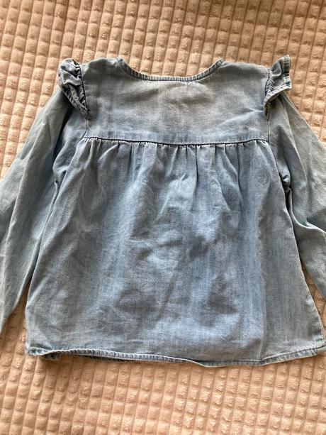 Riflová blúzka, h&m,98