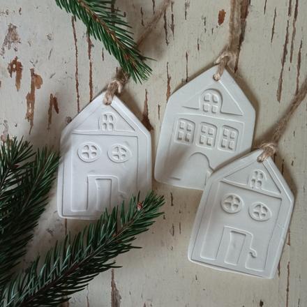Vianočná dekorácia domček,