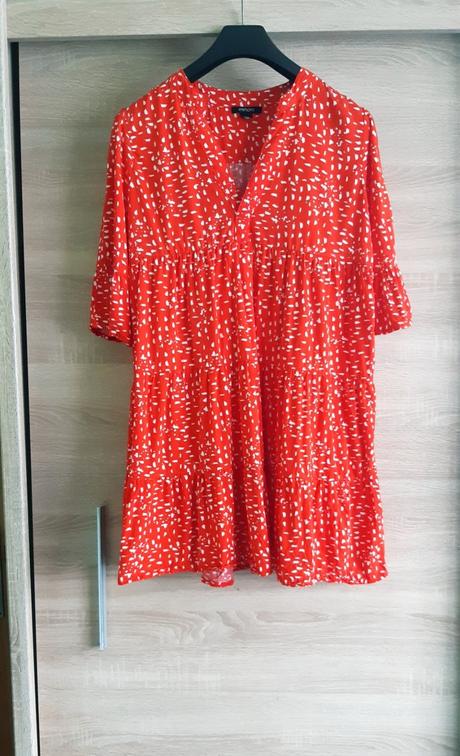 Cervene letne saty l/xl, esmara,l