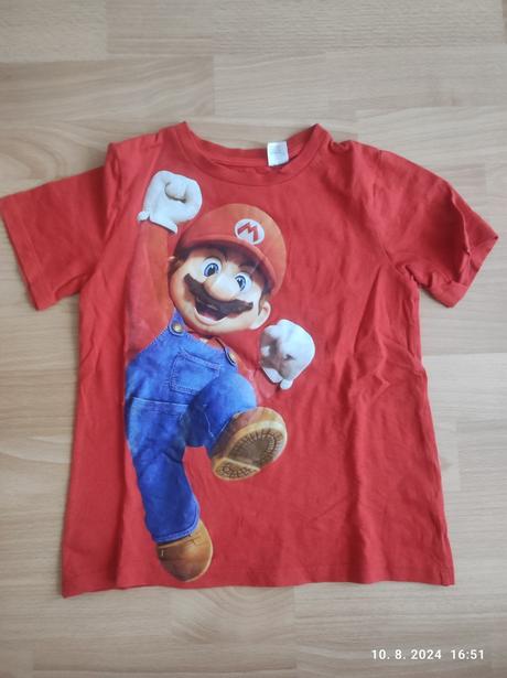 Tričko krátky rukáv pre chlapca 110, h&m,110