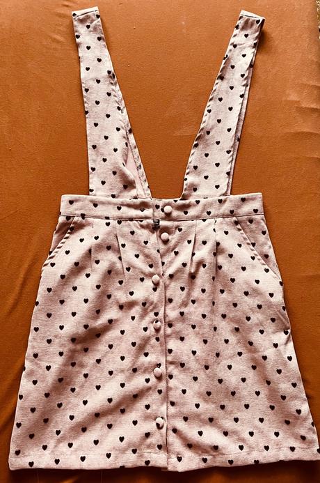 Srdiečková sukňa na tráky shein, s