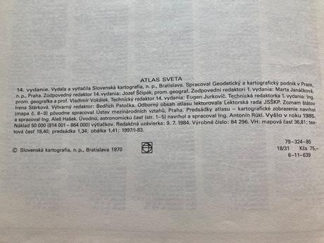 Atlas sveta (1985),