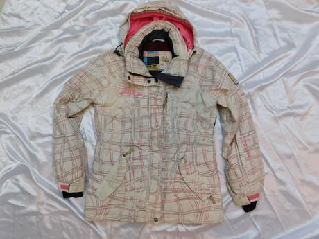 Kvalitna lyziarska bunda s odonimatelnou kapucnou, 36