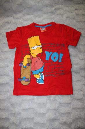 Tricko bart simpson 116/122, 116