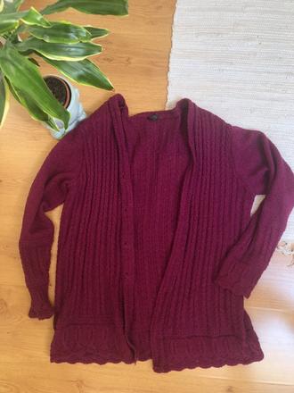 Fialový kardigán/ sveter, xxl