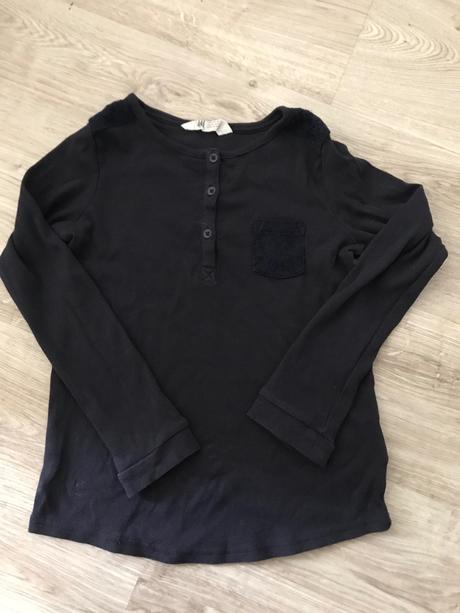 Tričko rebrované 8-10 rokov, h&m,134