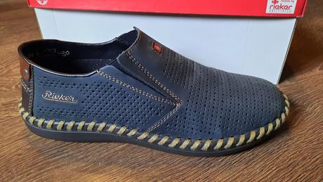 Pánske kožené topánky v.42, rieker,42