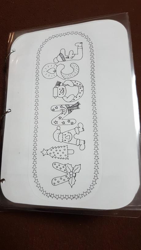 Vianočná quietbook, 