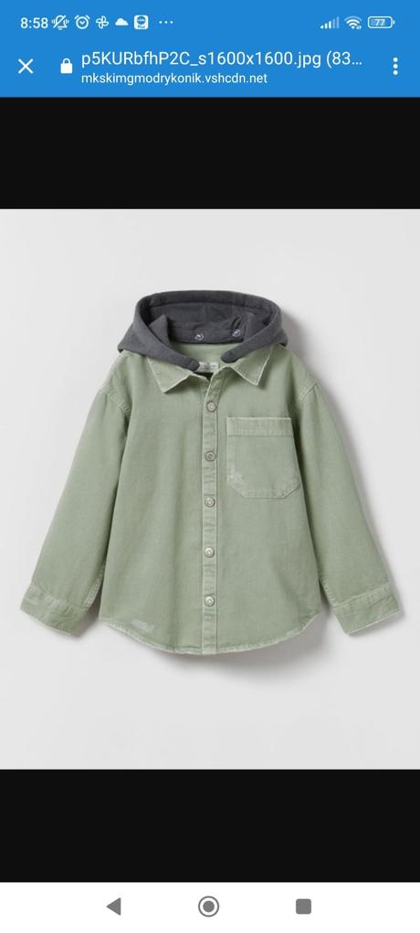 Košeľa, zara,152