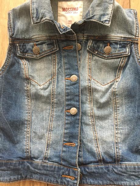 Dzinsova vesta zn. mossimo (xs/tp), xs