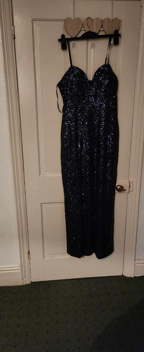 Modre flitrove, xxxl